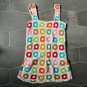 Show Me Your MuMu Multicolor Crochet Dress